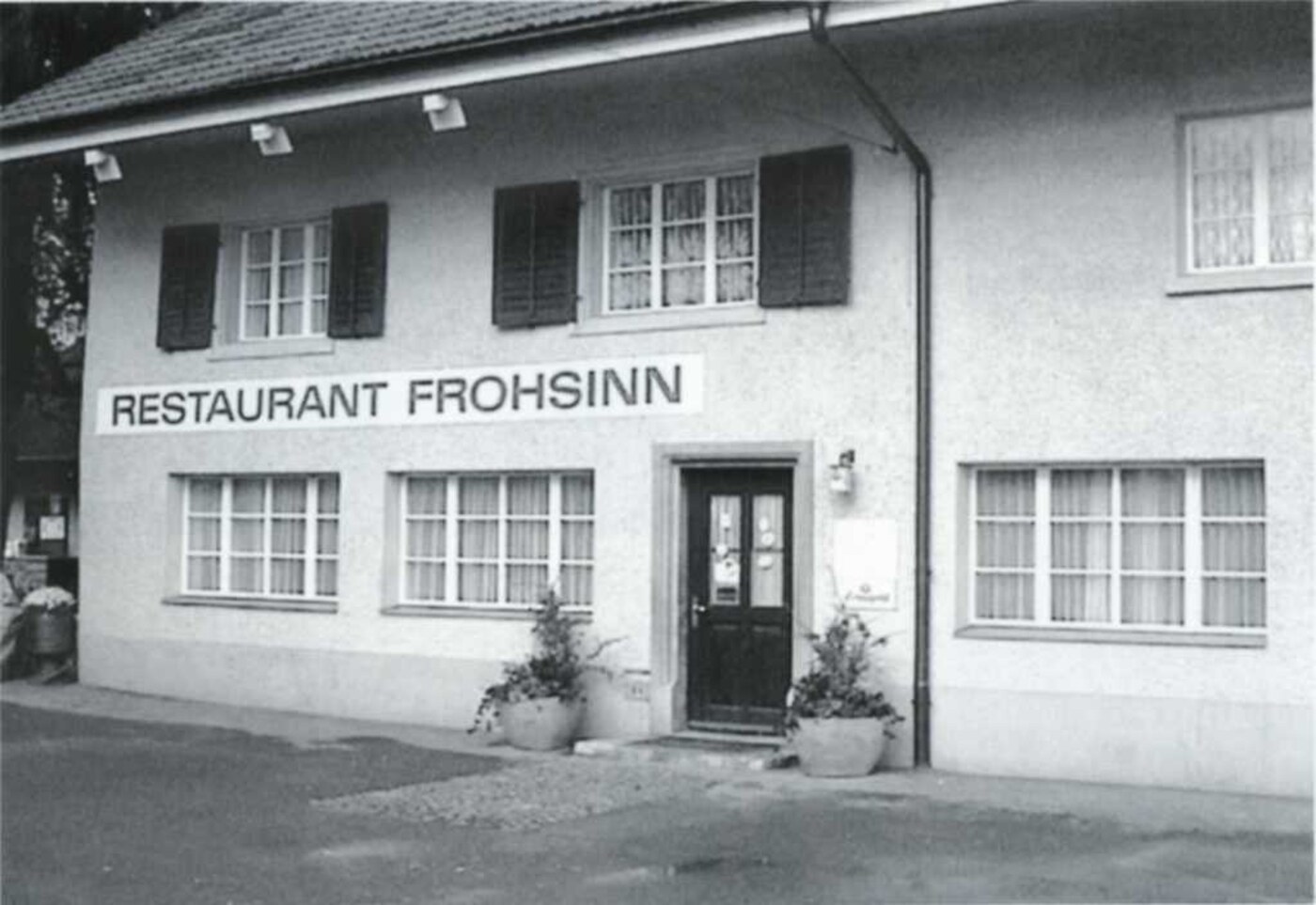Das Restaurant Frohsinn in Urdorf, wo die SBU 1973 gegründet wurde